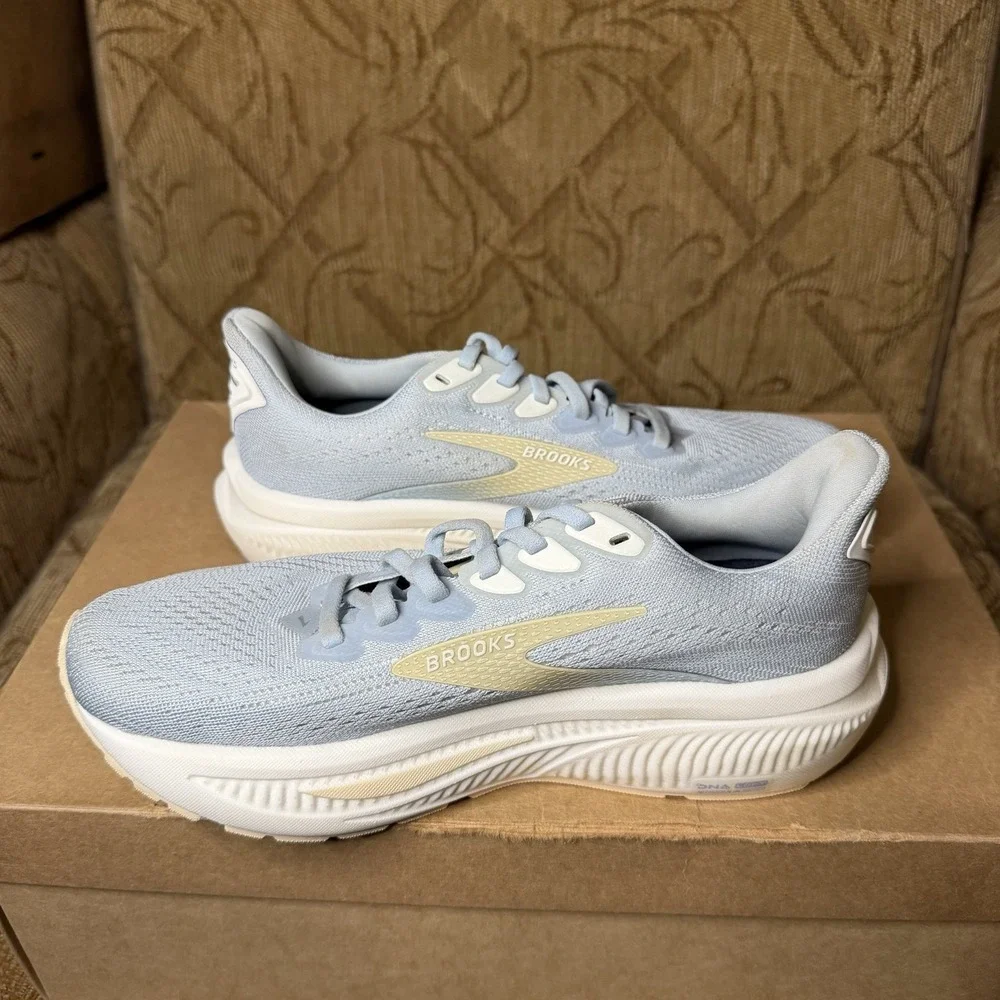 Brooks Ghost 17 Running Shoes, Skyway/Coconut/Sand 1204311B431 Women's Size 7.5B - Picture 4 of 10
